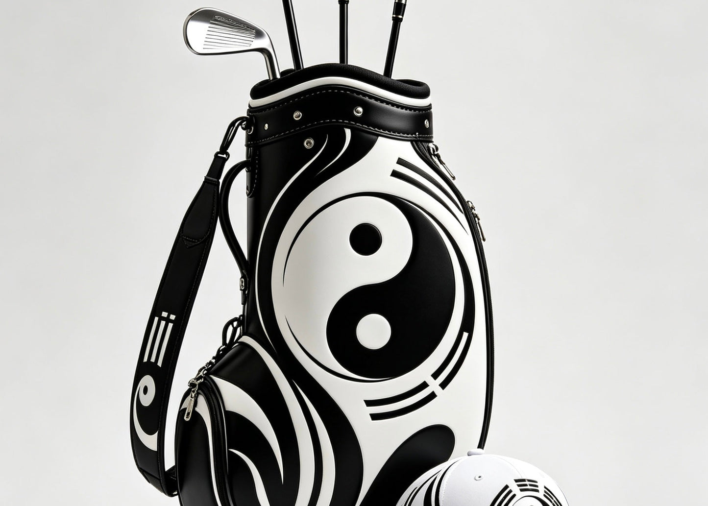 Handcrafted Tai Chi Embroidered Golf Bag