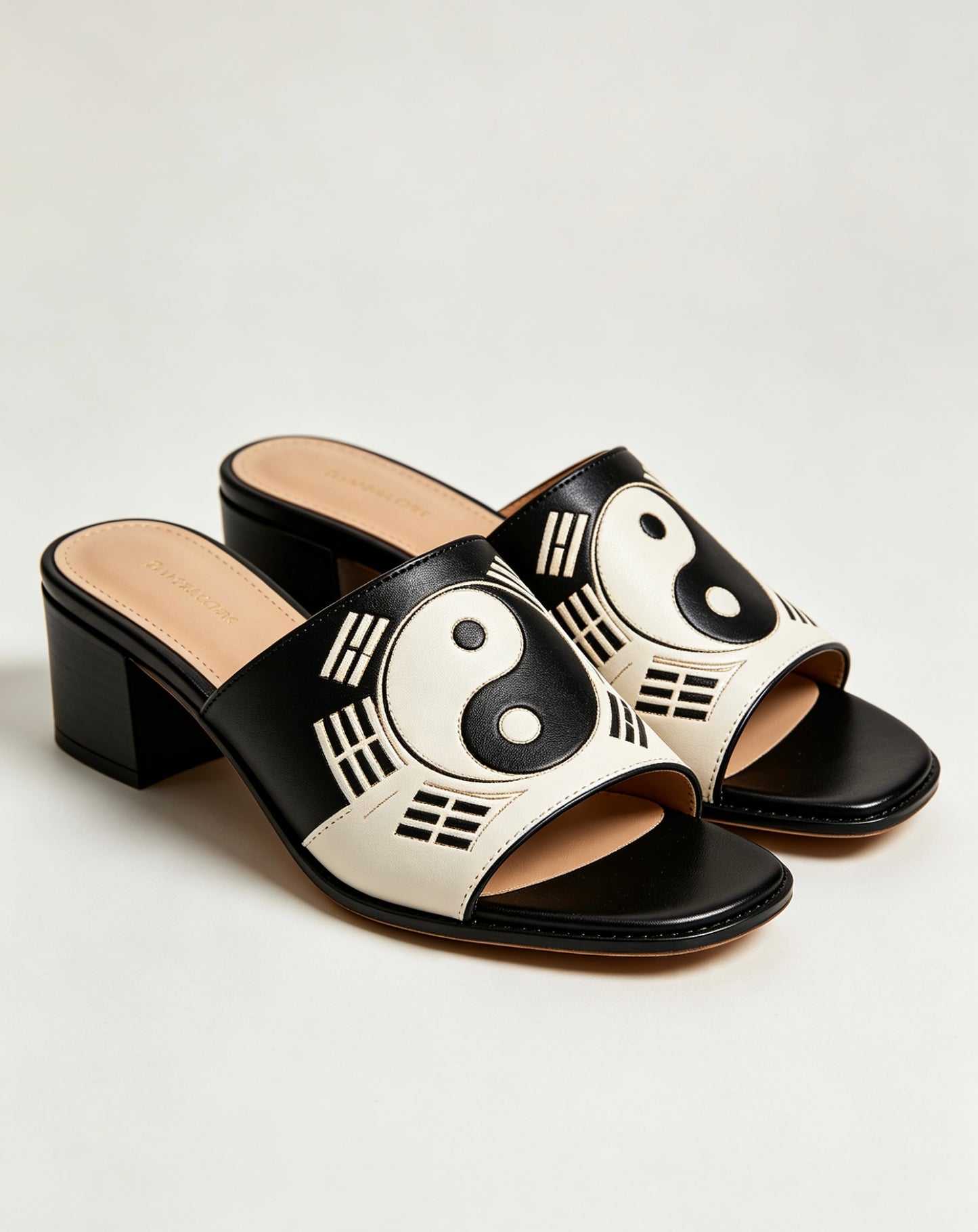 Tai Chi leather sandals crafted