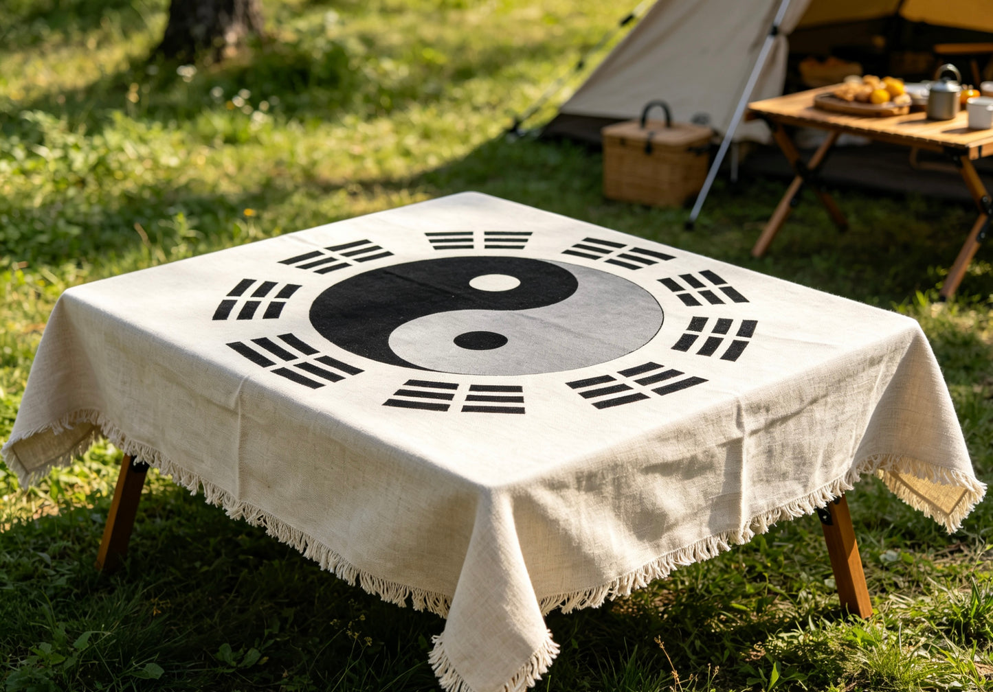 Tai Chi Outdoor Tablecloth