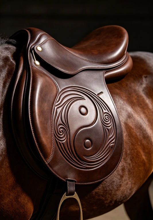 Tai Chi Handmade Genuine Leather Saddle