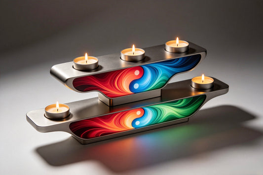 Tai Chi Three-Tier Tabletop Candle