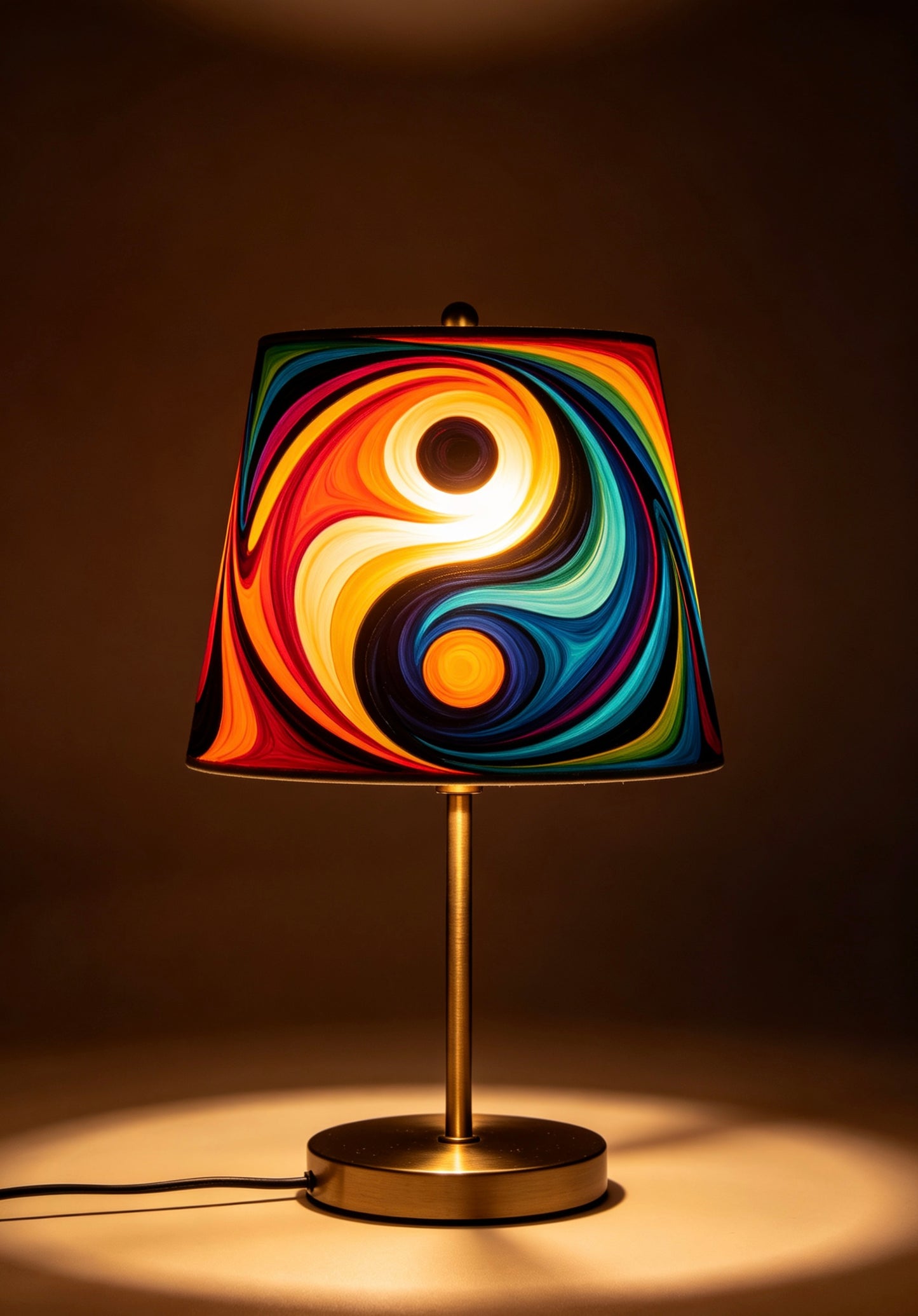 Tai Chi Diamond Table Lamp
