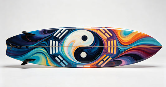 Tai Chi Pattern Surfboard