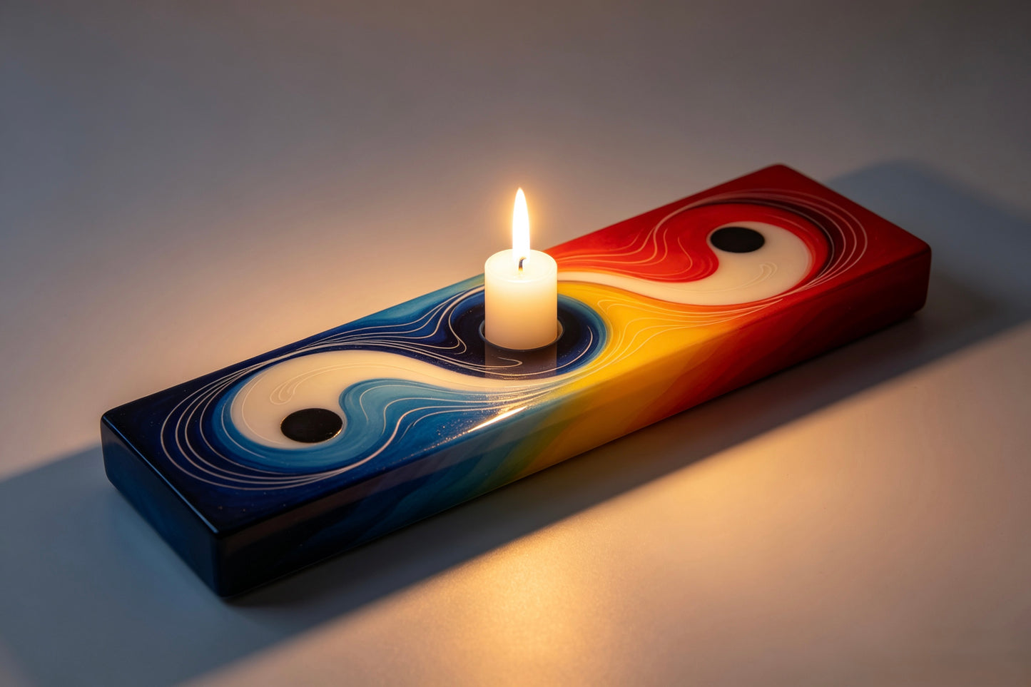 Tai Chi Rectangular Candlestick