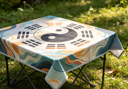 Tai Chi Outdoor Tablecloth