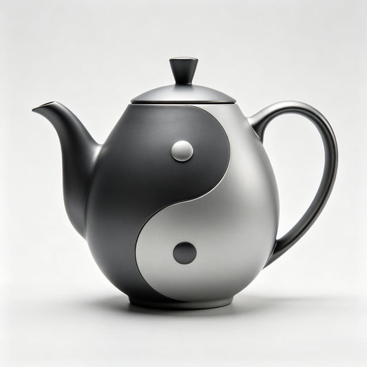 Tai Chi Black Pottery Teapot