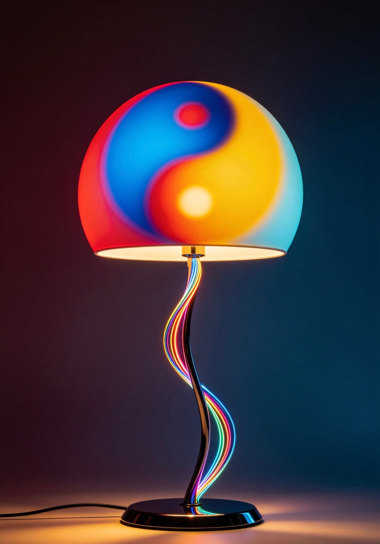 Tai Chi Spherical Table Lamp