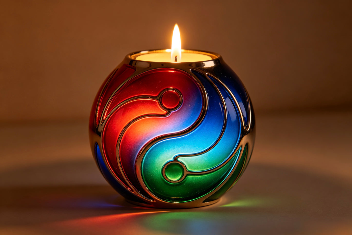 Tai Chi Spherical Candlestick