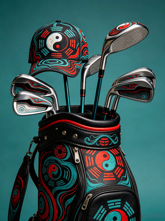 Handcrafted Tai Chi Embroidered Golf Bag