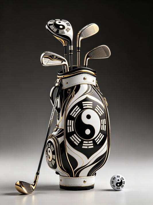 Handcrafted Tai Chi Embroidered Golf Bag