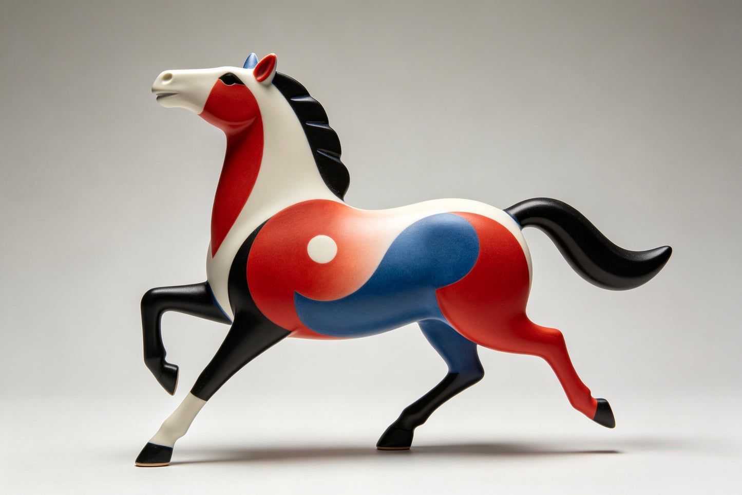 Tai Chi Galloping Horse Metal Art Collection
