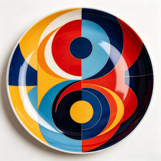 Tai Chi Full Color Pattern Plate