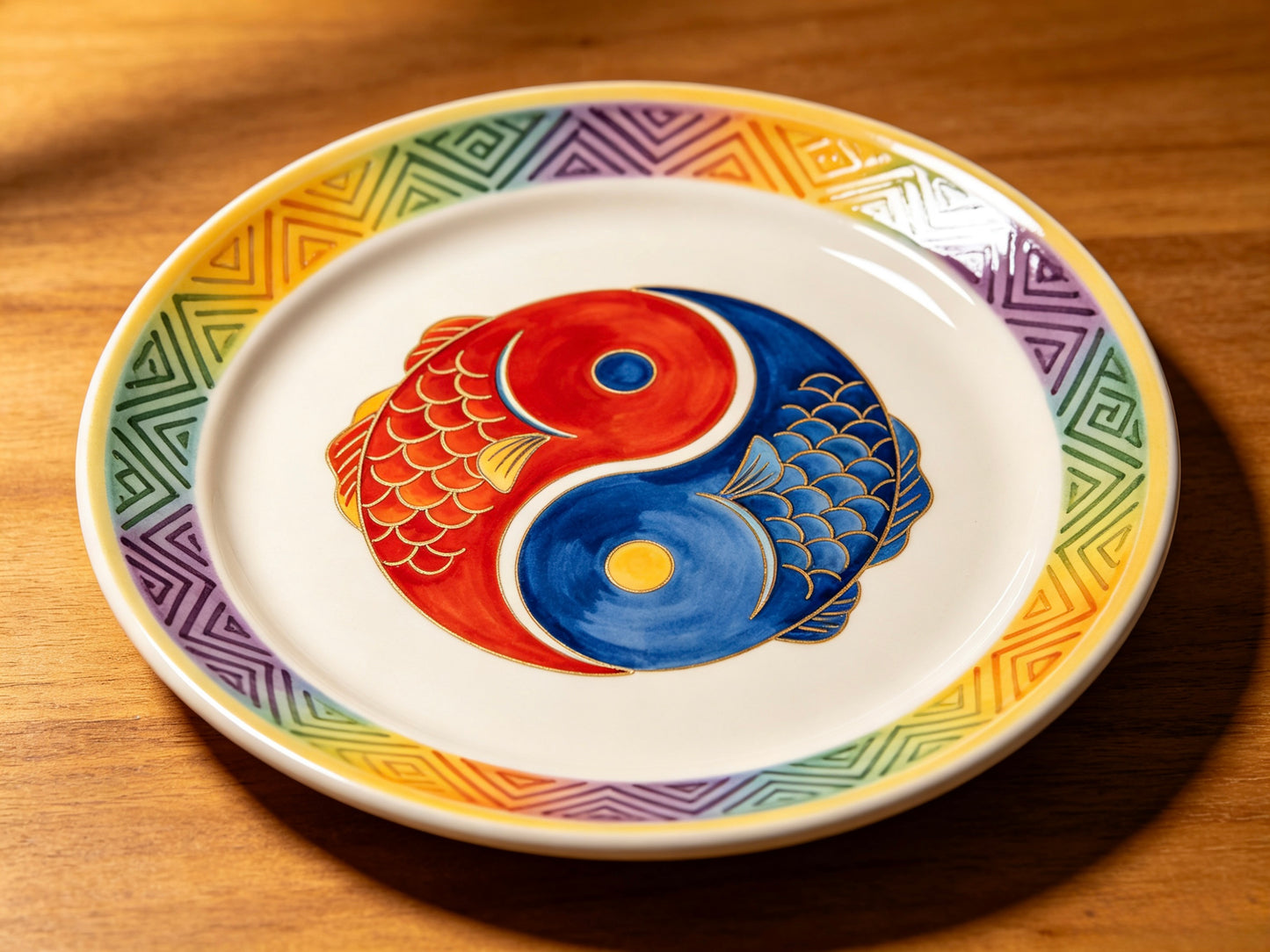Tai Chi Dinner Plate