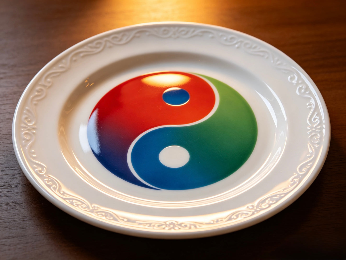 Tai Chi Dinner Plate