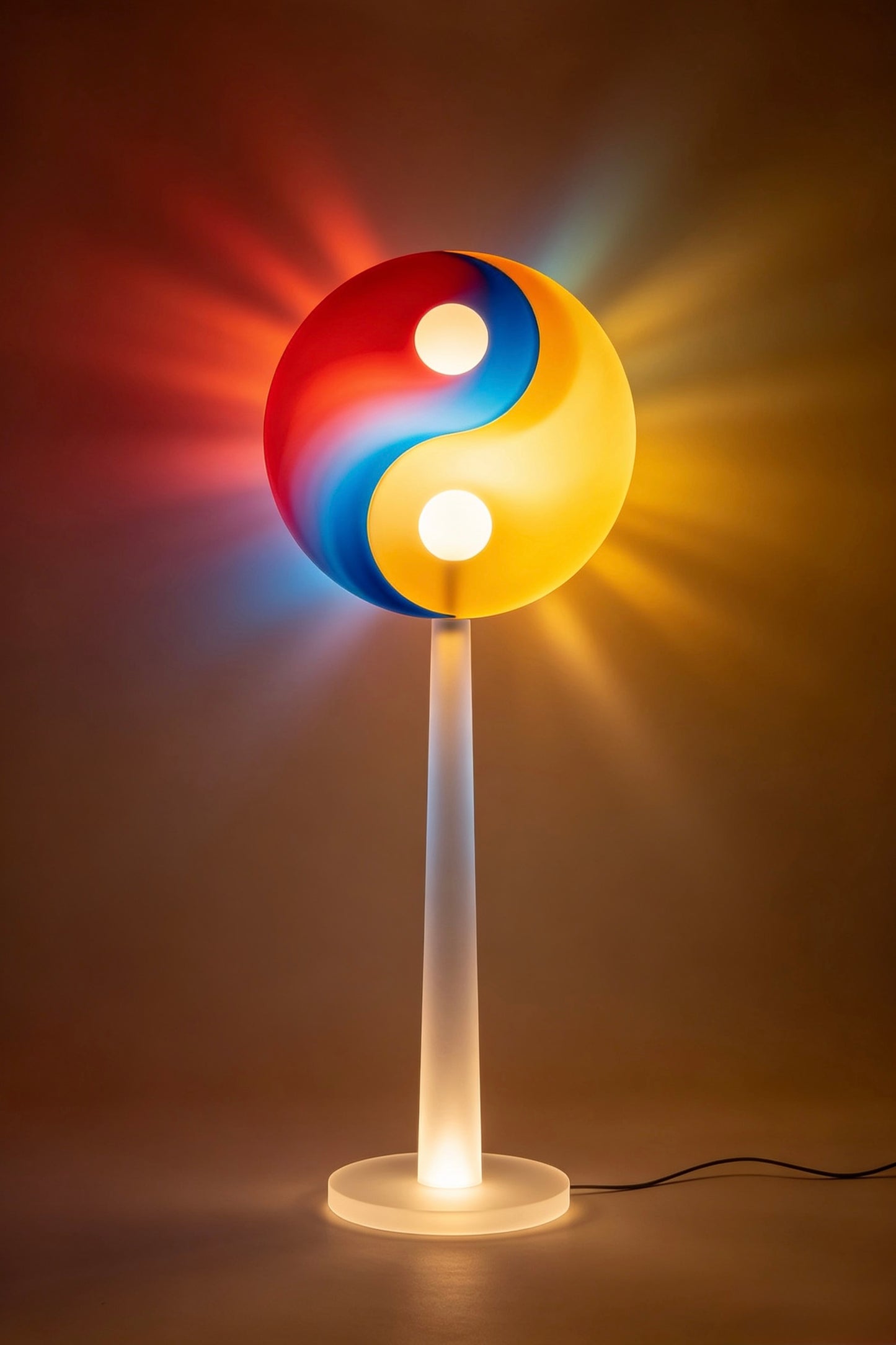 Tai Chi Straight Pole Floor Lamp